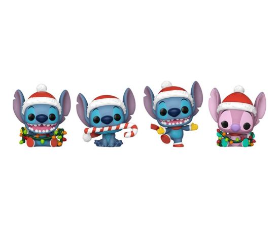Funko Pocket Pop! 4-Pack Disney: Lilo & Stitch Holiday Vinyl Figures Фигурки и герои