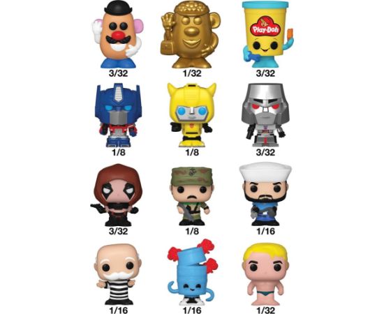 Funko Bitty Pop! Singles: Retro Toys (Blind Bag/Random) Vinyl Figures Figūriņas un varoņi