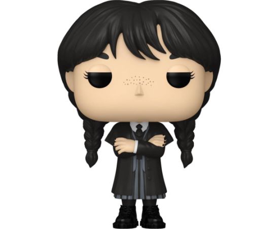 Funko Pop! Television: Wednesday - Wednesday Addams (Black Coat) #1815 Vinyl Figure Фигурки и герои