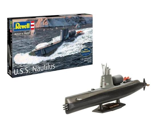 Revell Model plastikowy statek u.s.s. nautilus 1/305 Figūriņas un varoņi