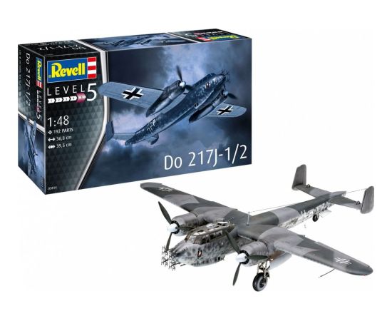 Revell Model plastikowy samolot do 217j 1/2  1/48 Figūriņas un varoņi