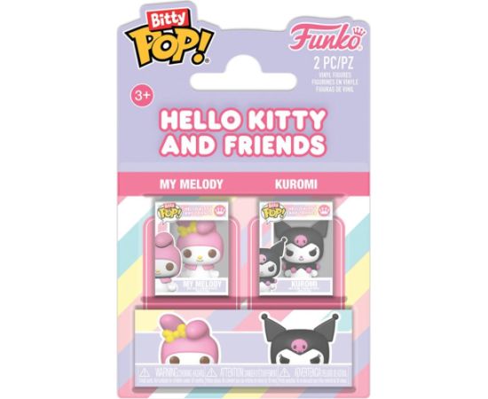 Funko Bitty Pop! 2-Pack: Hello Kitty and Friends - My Melody & Kuromi Vinyl Figures Figūriņas un varoņi