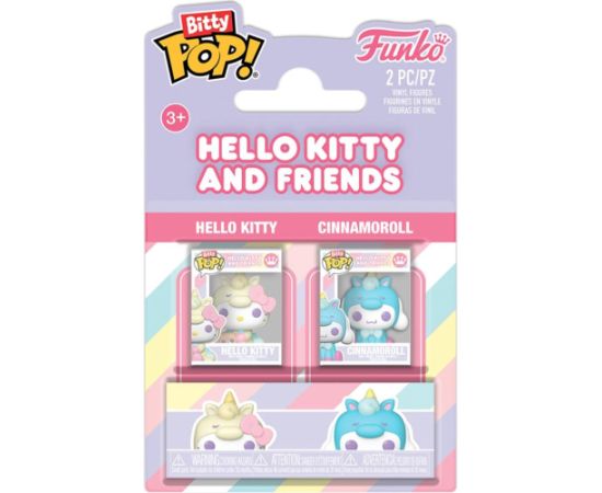 Funko Bitty Pop! 2-Pack: Hello Kitty & Friends - Hello Kitty & Cinnamoroll Vinyl Figures Фигурки и герои