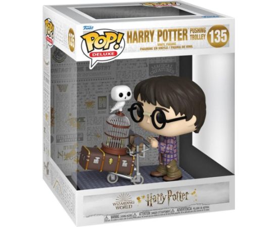 Funko Pop! Deluxe: Harry Potter - Harry Potter Pushing Trolley #135 Vinyl Figure Фигурки и герои