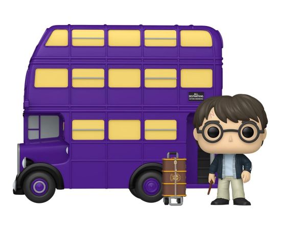Funko Pop! Ride Super Deluxe: Harry Potter - Harry Potter with Knight Bus #139 Vinyl Figure Фигурки и герои