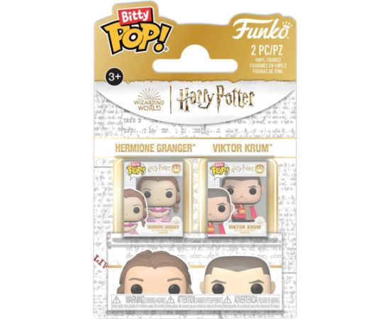 Funko Bitty Pop! 2-Pack: Harry Potter - Hermione Granger & Viktor Krum Vinyl Figures Figūriņas un varoņi