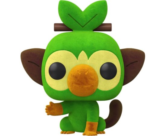 Funko Pop! Games: Pokemon - Grookey (Flocked) (Special Edition) #957 Vinyl Figure Фигурки и герои