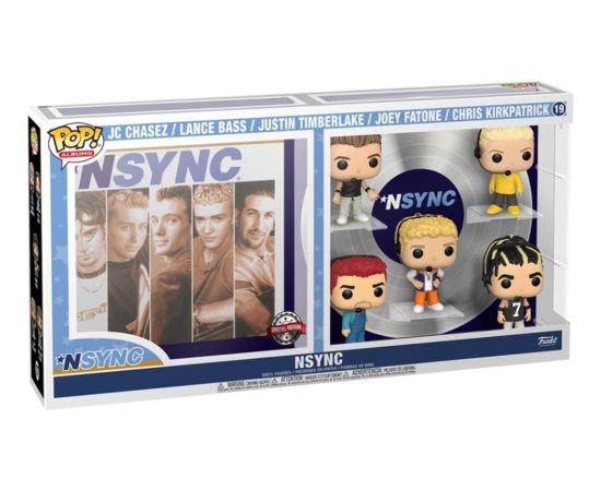 Funko Pop! Albums Deluxe: NSYNC - JC Chasez, Lance Bass, Justin Timberlake, Joey Fatone, Chris Kirkpatrick (NSYNC) (Special Edition) #19 Vinyl Figures Фигурки и герои