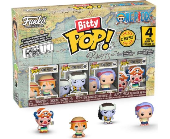 Funko Bitty Pop! 4-Pack: One Piece - Nami, Arlong, Nojiko, Bitty Pop! Chase Vinyl Figures Фигурки и герои