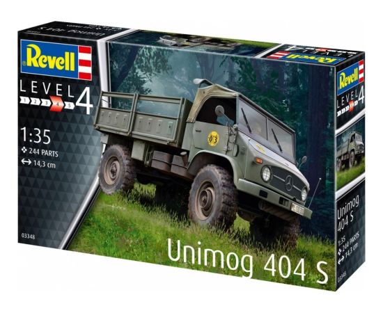 Revell Model plastikowy pojazd unimog 404 s 1/35 Figūriņas un varoņi