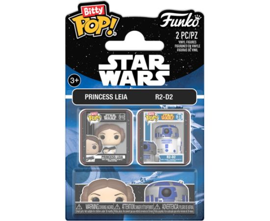 Funko Bitty Pop! 2-pack Disney: Star Wars - Leia & R2D2 Vinyl Figures Figūriņas un varoņi