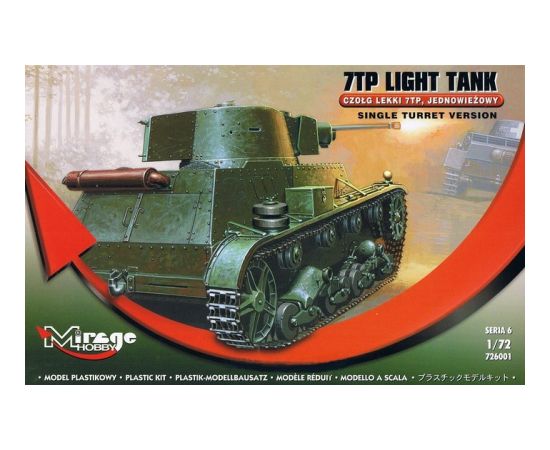 Mirage czołg lekki 7tp jednowieżowy Фигурки и герои