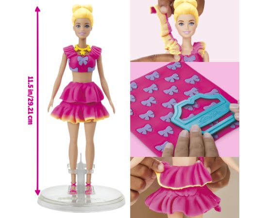 PLAY-DOH BARBIE Rotaļu komplekts Ruffles and Bows Radošās rotaļlietas