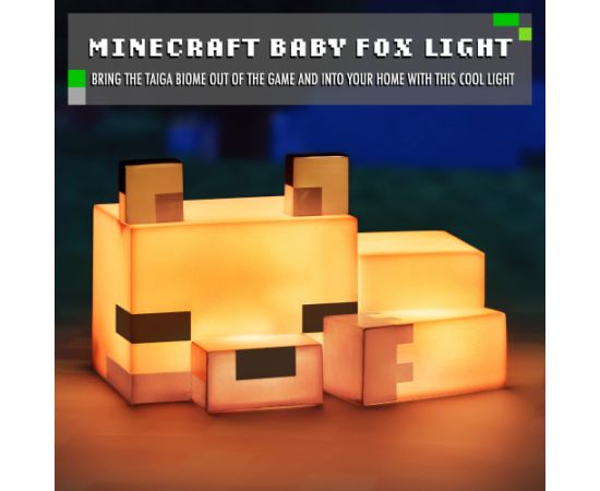 Paladone Minecraft Fox Light Dekoratīvais apgaismojums 