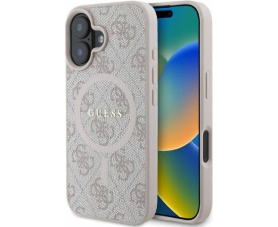 Guess GUHMP16SG4GFRP Aizmugurējais Apvalks Priekš Apple iPhone 16 Neoriģinālie Maciņi