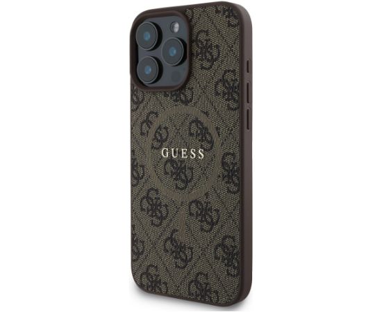Guess GUHMP16LG4GFRW Aizmugurējais Apvalks Priekš Apple iPhone 16 Pro Neoriģinālie Maciņi