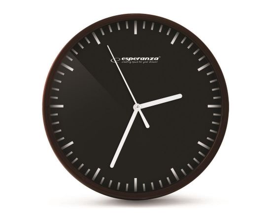 Esperanza EHC010K WALL CLOCK -  BUDAPEST - BLACK