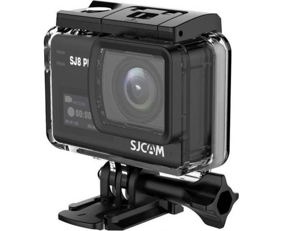 SJCam SJ8 Plus Wi-Fi Ūdendroša 30m Sporta Kamera 12MP 170° 4K 30fps HD 2.33" IPS Touch LCD ekrāns Melna