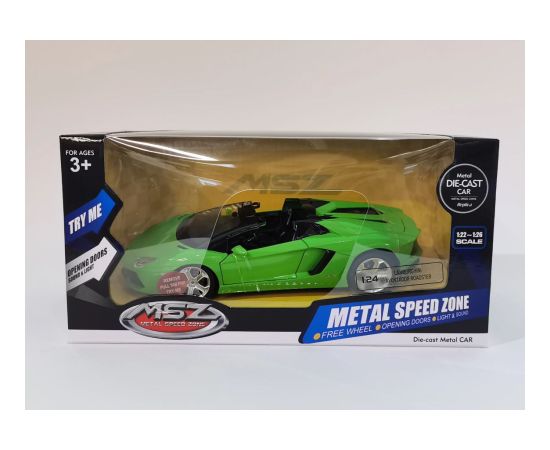 MSZ Miniatūrais modelis -Lamborghini Aventador Roadster, 1:24 Jaunumi, Bērnu preces