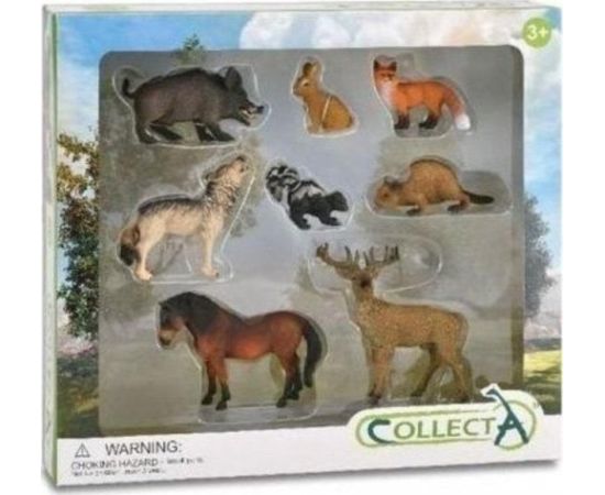 Figurka Collecta Zestaw leśne zwierzęta 8 el. Фигурки и герои