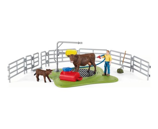Figurka Schleich Schleich 42529 Myjnia szczęśliwych krów Farm World Figūriņas un varoņi
