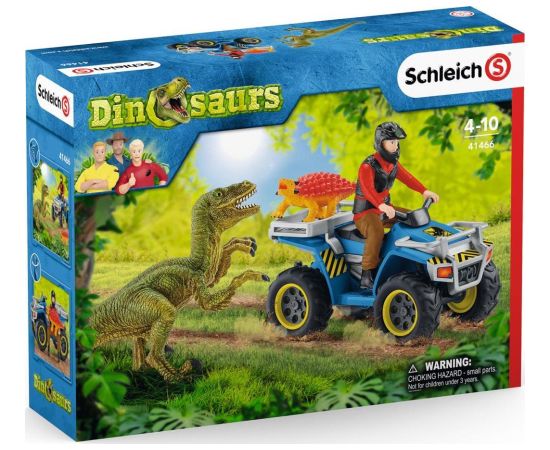Figurka Schleich Ucieczka quadem przed welociraptorem SLH41466 Figūriņas un varoņi
