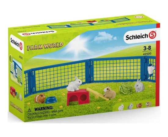 Figurka Schleich Zagroda dla królików i świnek morskich Фигурки и герои