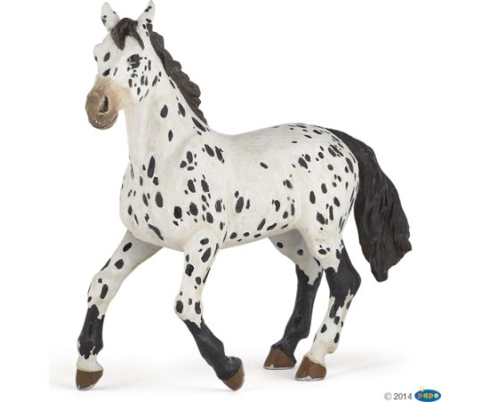 Russell Hobbs Figurka Russell Czarny koń rasy Appaloosa Papo (51539) Figūriņas un varoņi