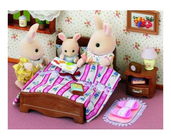 Figurka Epoch Sylvanian Families Łóżko podwójne (5019) Figūriņas un varoņi