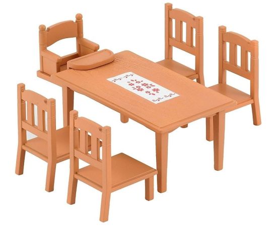 Figurka Epoch Sylvanian Families Zestaw do jadalni stół i krzesła (2933) Figūriņas un varoņi