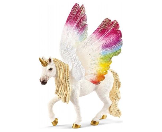 Figurka Schleich Skrzydlaty tęczowy jednorożec (70576) Figūriņas un varoņi