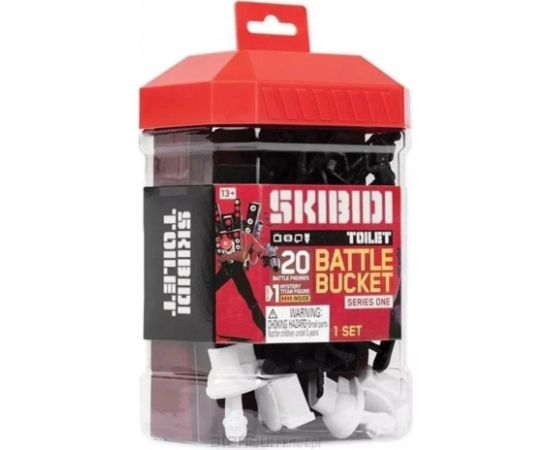 Cobi Skibidi Toilet - MEGA Kubeł Wersja Bojowa Figūriņas un varoņi