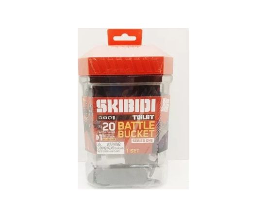 Cobi Skibidi Toilet - MEGA Kubeł Wersja Bojowa Figūriņas un varoņi