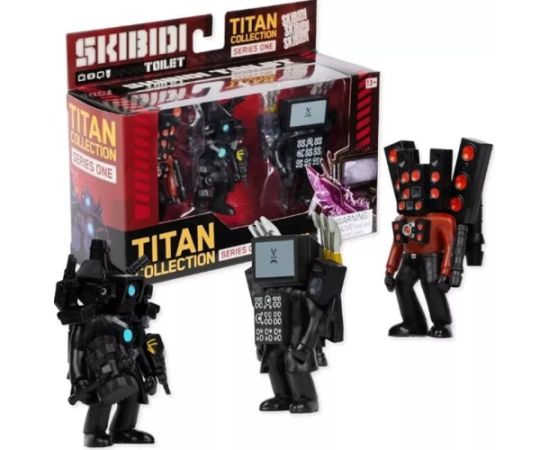 Cobi Skibidi Toilet - Titan Pack 3-pak Figūriņas un varoņi