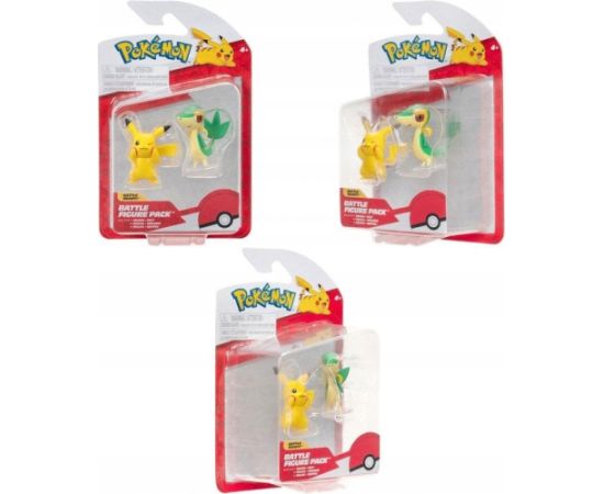 JAS POKEMON FIGURKI BITEW SNIVY PIKACHU Figūriņas un varoņi