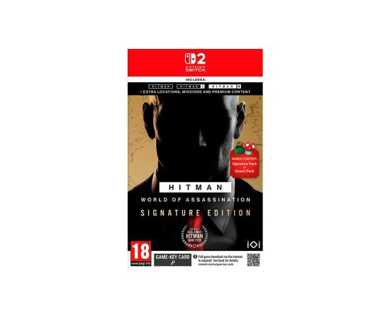 Io Interactive Hitman: World of Assassination - Signature Edition, Switch 2 Nintendo spēles