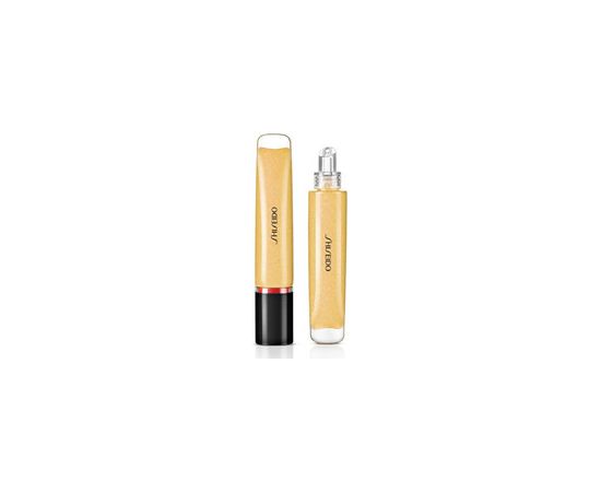 Shiseido Shimmer GelGloss Moisturizing Lip Gloss with Glowy Finish - Lip Gloss with Hydrating Effect and Glitter 9 ml 03 Kurumi Beige Dekoratīvā kosmētika