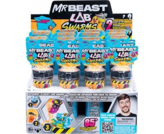 Cobi Figurki Mr Beast Lab - Rój tuba 2-pak Display 12 sztuk Figūriņas un varoņi