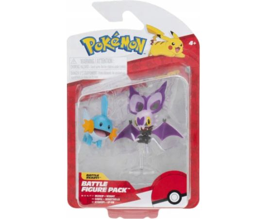 POKEMON BATTLE FIGURE NOIBAT AND MUDKIP Figūriņas un varoņi
