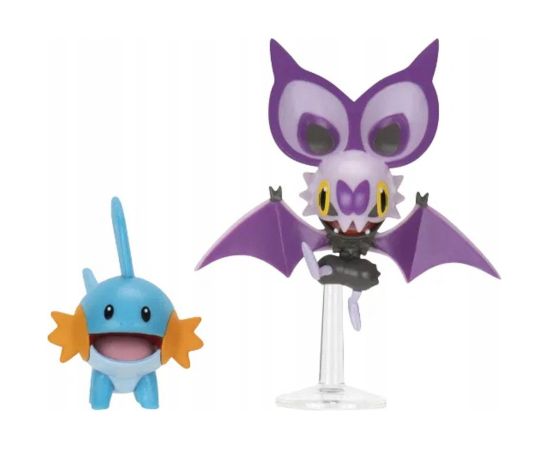 POKEMON BATTLE FIGURE NOIBAT AND MUDKIP Figūriņas un varoņi