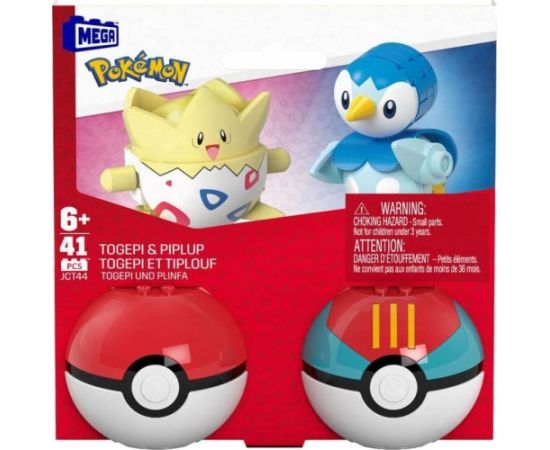 Mattel MEGA POKEMON Piplup i Togepi Pokeball 2pak JCT44 Фигурки и герои