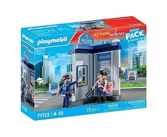 Playmobil Zestaw Action Heroes 71733 Policyjny pokój przesłuchań Figūriņas un varoņi