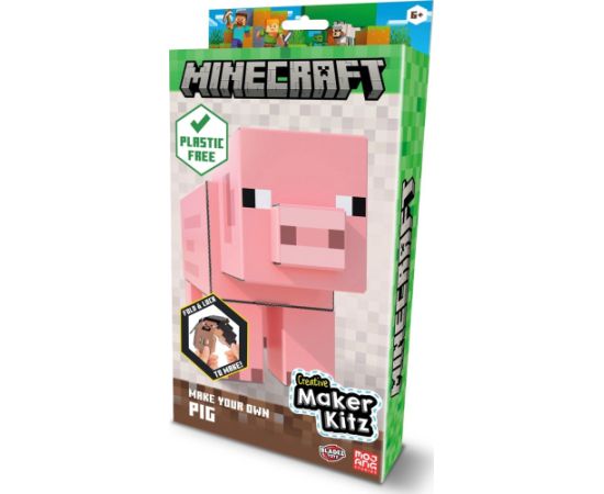 Figurka Mega Creative BLADEZ MINECRAFT zbuduj figurkę Świnki MC85845 /6 Figūriņas un varoņi