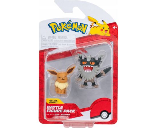 Figurka Pokemon POKEMON BATTLE FIGURE PERRSERKER AND EEVEE Figūriņas un varoņi