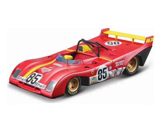 Figurka Ferrari 312 P 1972 85 red 1:43 BBURAGO Figūriņas un varoņi