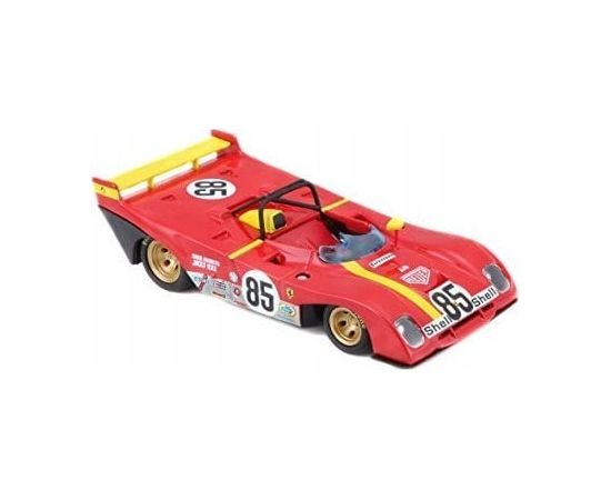Figurka Ferrari 312 P 1972 85 red 1:43 BBURAGO Figūriņas un varoņi
