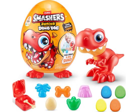 Figurka Zuru Smashers - Junior Dino Dig, Large Egg S1 (74115) /Figures /Orange Фигурки и герои