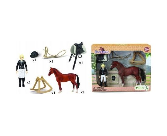 Figurka Collecta COLLECTA ZAWODOWA DŻOKEJKA I AKCESORIA W OPAKOWANIU Фигурки и герои