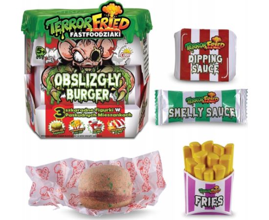 Figurka Cobi Zestaw figurek Terror Fried - Oblizgły burger Figūriņas un varoņi