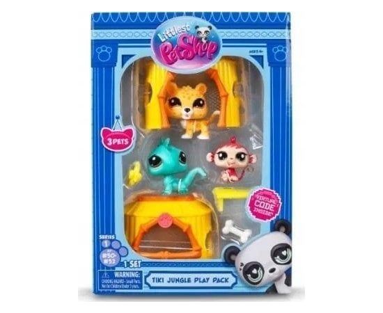Figurka Schleich Littlest Pet Shop Zestaw Dżungla 3 figurki Фигурки и герои